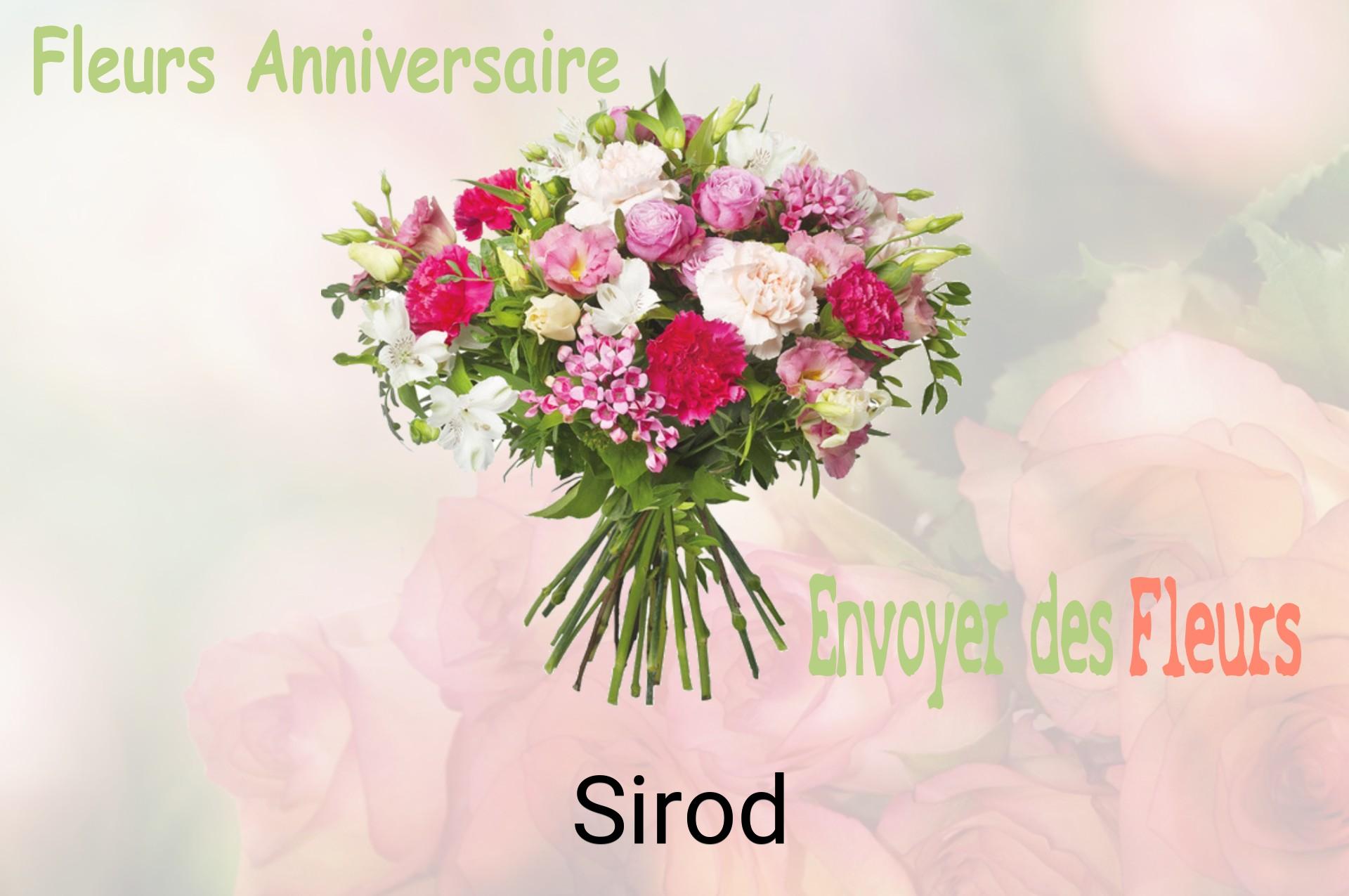 Bouquet de fleurs d’anniversaire livré à Sirod